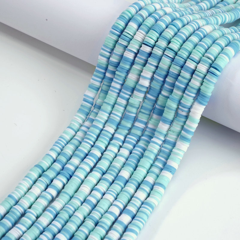 Colorful Polymer Clay Heishi Bead Strands for DIY Jewelry Making view 6