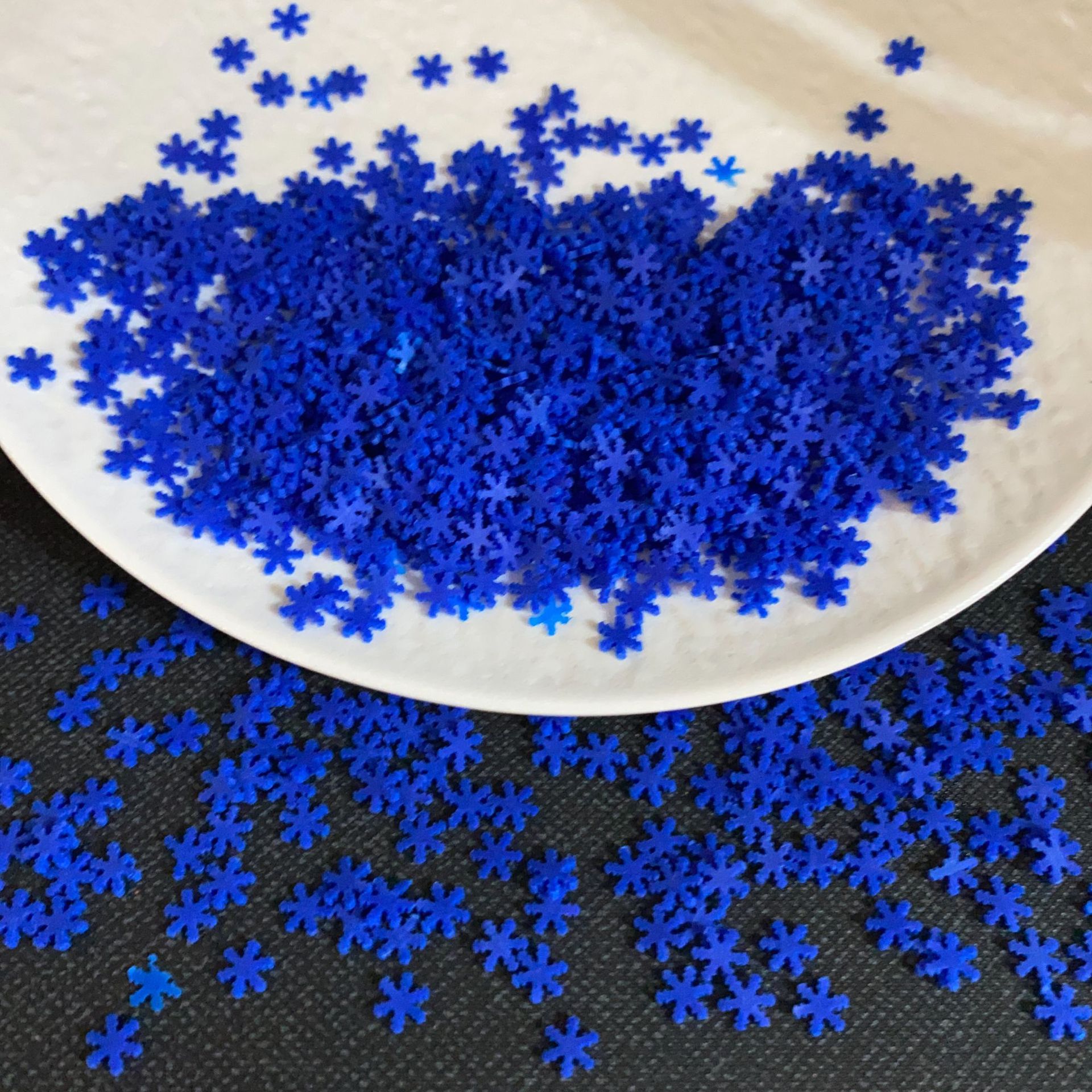 Christmas Polymer Clay Snowflake Slices for DIY Holiday Crafts view 4