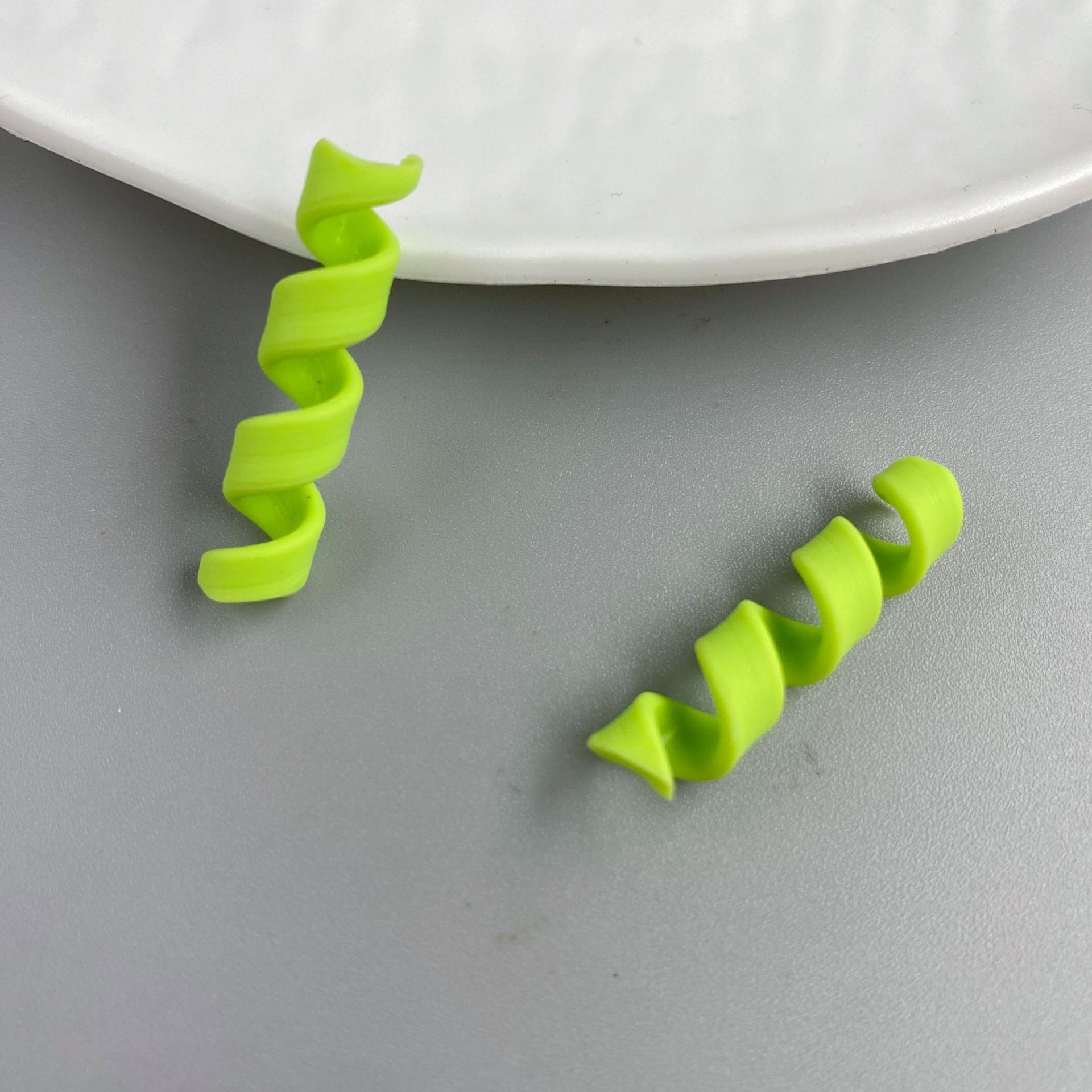 Cute Polymer Clay Swiss Roll Charms for DIY Dessert Decoration view 2