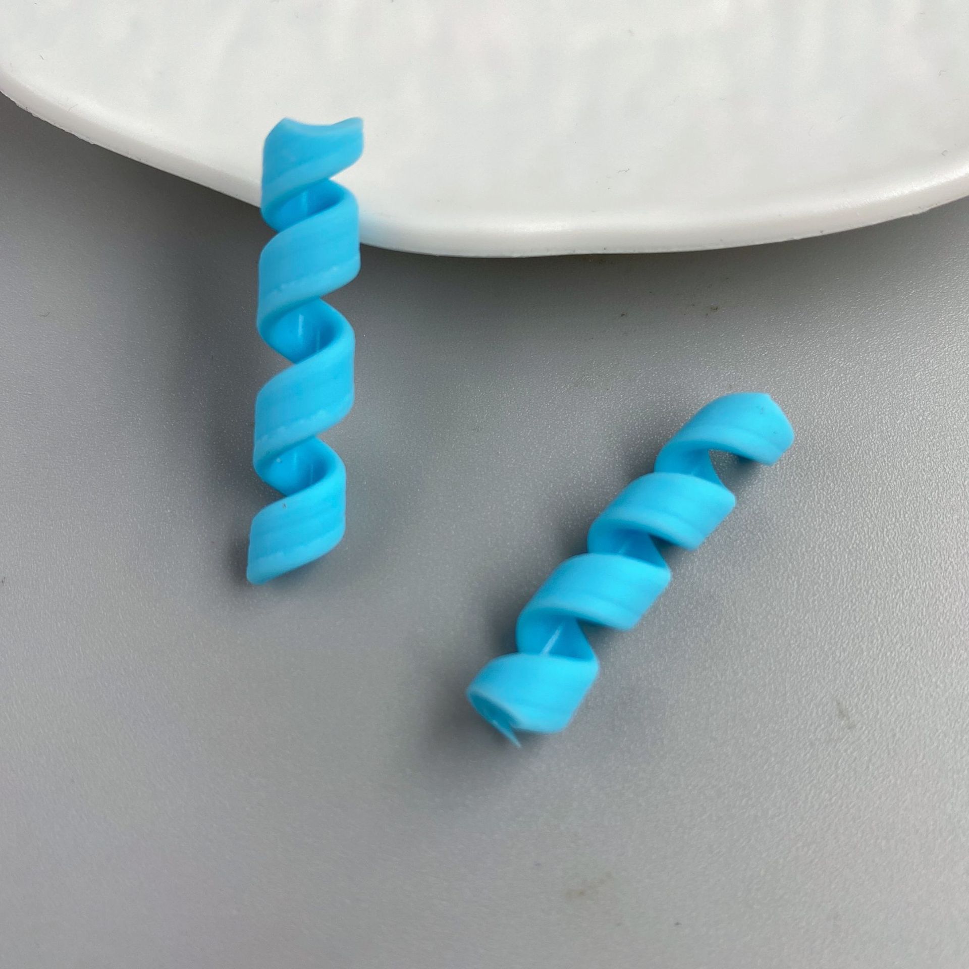 Cute Polymer Clay Swiss Roll Charms for DIY Dessert Decoration view 4
