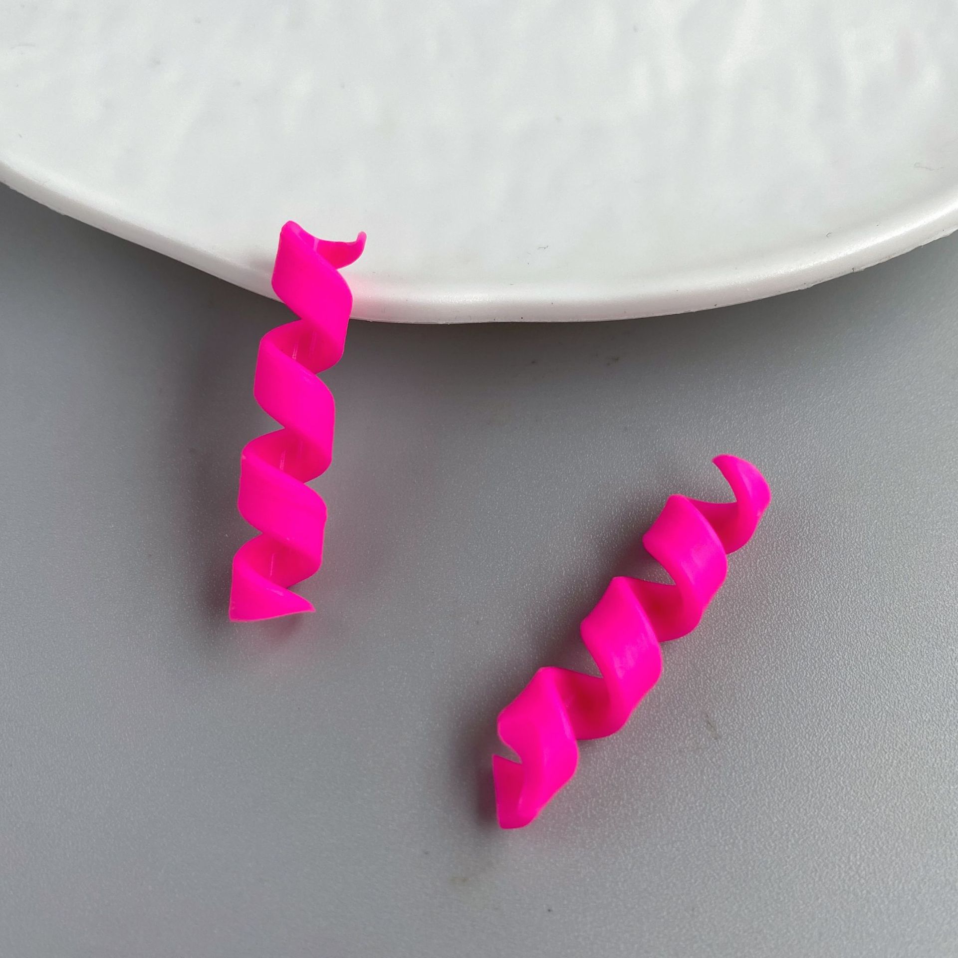Cute Polymer Clay Swiss Roll Charms for DIY Dessert Decoration view 7